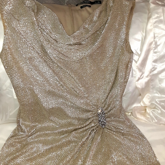 Golden Ralph Lauren Evening Dress - Picture 7 of 7